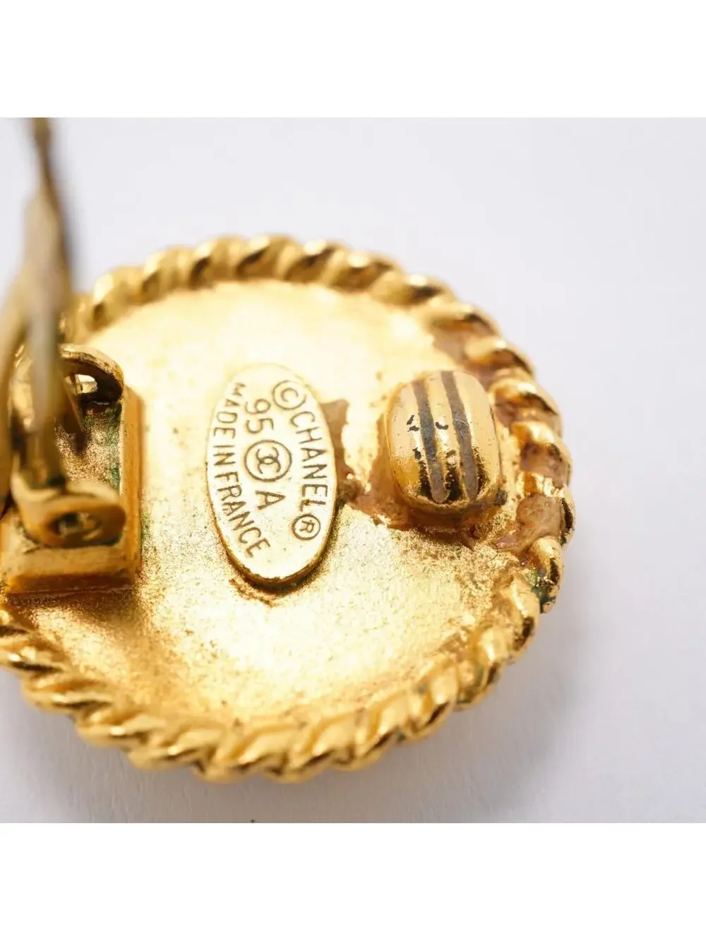 Chanel Cc Logo Circle Clip-On Earrings #327605C67B